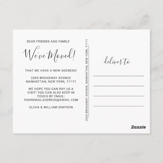 Weihnachtsbäume für Wasserfarben Postkarte (Rückseite)