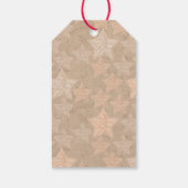 Weihnachtsbäume. Geschenkanhänger (Rückseite)