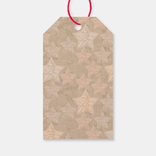 Weihnachtsbäume. Geschenkanhänger (Rückseite)