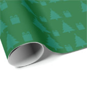 Weihnachtsbäume & Geschenke Geschenkpapier (Rolleneckpunkt)