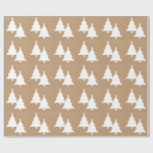 Weihnachtsbäume Geschenkpapier (Flach)