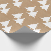 Weihnachtsbäume Geschenkpapier (Ecke)
