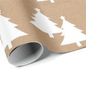 Weihnachtsbäume Geschenkpapier (Rolleneckpunkt)