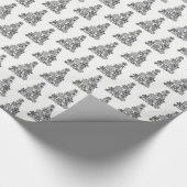 Weihnachtsbäume Geschenkpapier (Ecke)