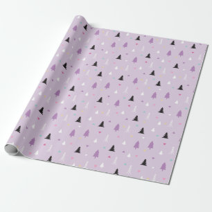 Weihnachtsbäume Geschenkpapier