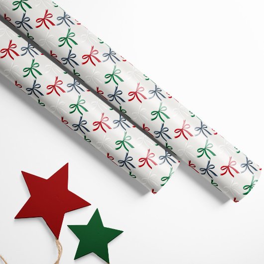 Weihnachtsbäume Geschenkpapier