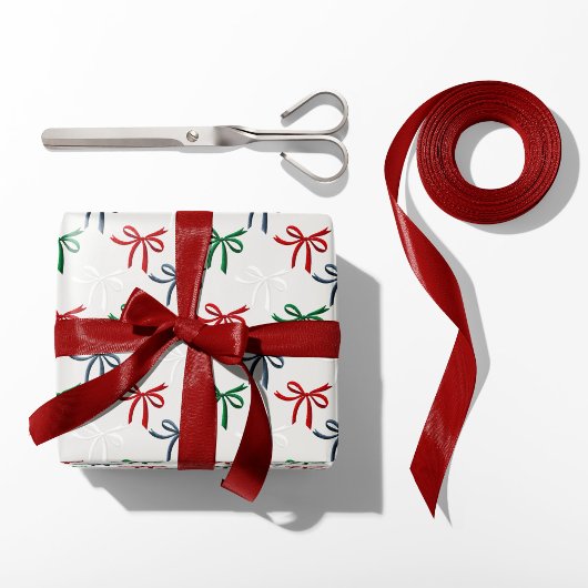 Weihnachtsbäume Geschenkpapier