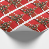 Weihnachtsbäume Geschenkpapier (Ecke)