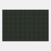 Weihnachtsbäume Geschenkpapier Set (Vorderseite 2)