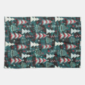 Weihnachtsbäume. Geschirrtuch (Horizontal)