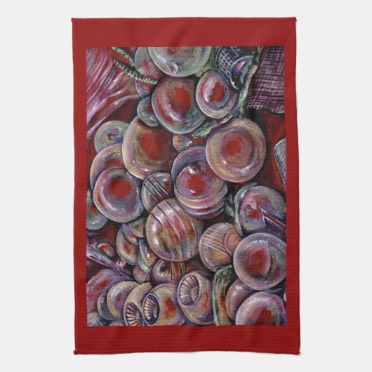 Weihnachtsbäume Geschirrtuch (Vertikal)