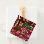 Weihnachtsbäume Glaube Hoffnung Liebe Gold Schneef Geschenkanhänger (Beispiel)