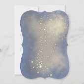 Weihnachtsbäume, Gold Bow Company Weihnachtsfest P Einladung (Rückseite)