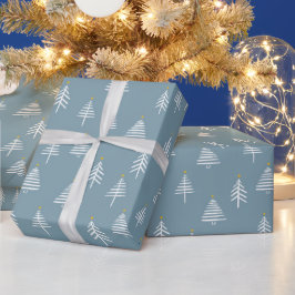 Weihnachtsbäume Holiday Elegante Geschenkpapier
