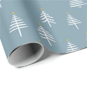Weihnachtsbäume Holiday Elegante Geschenkpapier (Rolleneckpunkt)