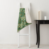 Weihnachtsbäume Illustration Muster Sherpadecke (Beispiel)