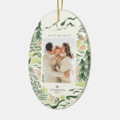 Weihnachtsbäume Illustration Urlaub Foto Keramik Ornament (Links)