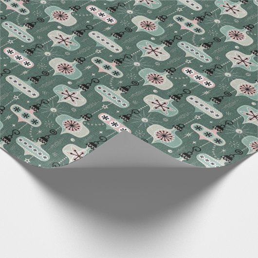 Weihnachtsbäume im Atomzeitalter ©studioxtin Geschenkpapier (Ecke)