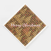 Weihnachtsbäume im Luxusdesign Serviette (Ecke)