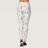 Weihnachtsbäume im Wald Leggings (Rückseite)