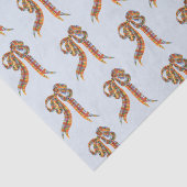 Weihnachtsbäume in Aquarellen Kariert Seidenpapier (Ausschnitt)