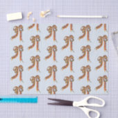 Weihnachtsbäume in Aquarellen Kariert Seidenpapier (Handwerk)