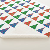 Weihnachtsbäume in drei Farben Sherpadecke (3/4)