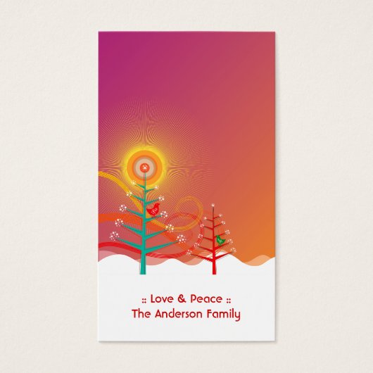 Weihnachtsbäume - Junge Weihnachtsgeschenke (Vorderseite)