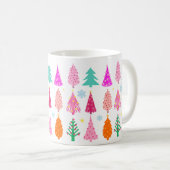 Weihnachtsbäume Kaffeetasse (VorderseiteRechts)