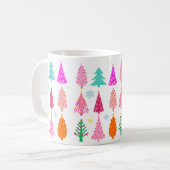 Weihnachtsbäume Kaffeetasse (Vorderseite Links)