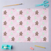 Weihnachtsbäume Kekse Bonbons Rosa Weihnachten Seidenpapier (Basteln)