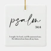 Weihnachtsbäume Keramik Ornament (Rückseite)