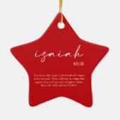 Weihnachtsbäume Keramik Ornament (Hinten)