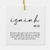 Weihnachtsbäume Keramik Ornament (Vorderseite)