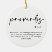 Weihnachtsbäume Keramik Ornament (Vorne)