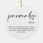 Weihnachtsbäume Keramik Ornament (Hinten)