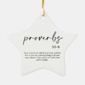 Weihnachtsbäume Keramik Ornament (Hinten)