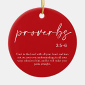 Weihnachtsbäume Keramik Ornament (Vorne)