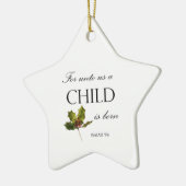 Weihnachtsbäume Keramik Ornament (Links)