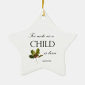 Weihnachtsbäume Keramik Ornament (Hinten)