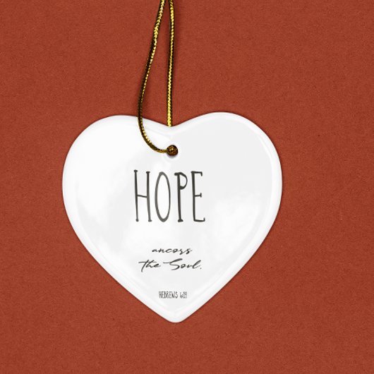 Weihnachtsbäume Keramik Verse Hope Ornament