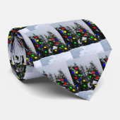 Weihnachtsbäume Krawatte (Gerollt)