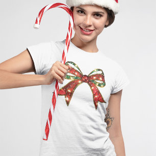 Weihnachtsbäume Krawatte mit Lights Weihnachten Ja T-Shirt