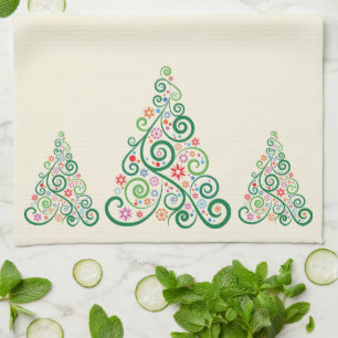 Weihnachtsbäume Küchentücher