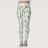Weihnachtsbäume Leggings (Vorderseite)