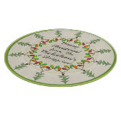 Weihnachtsbäume & Lichter Charcuterie Board Schneidebrett (Ecke)