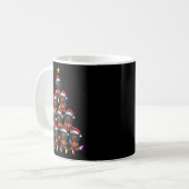 Weihnachtsbäume Lichter Männer Frauen Santa Dackel Kaffeetasse (Vorderseite Links)