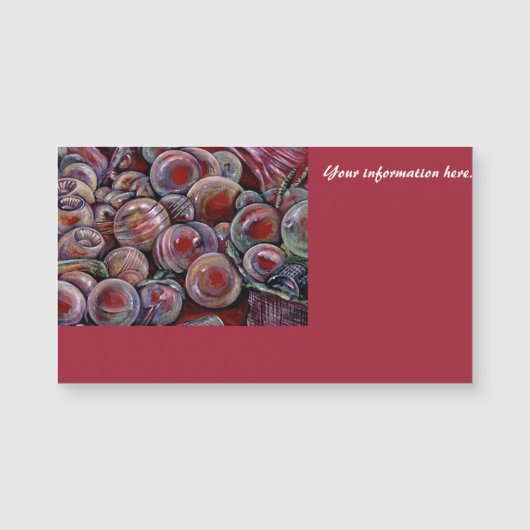 Weihnachtsbäume Magnetkarte (Vorderseite)