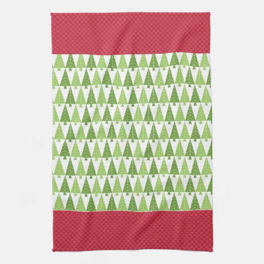 Weihnachtsbäume Microfiber Küchentücher (Vertikal)