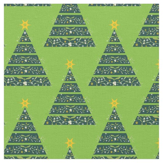 Weihnachtsbäume mistletoe grüne Gewebe Stoff (Nahaufnahme)